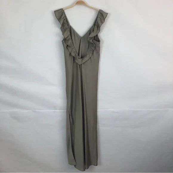 Show Me Your MuMu Olive Green Midi Dress - Picture 4 of 13